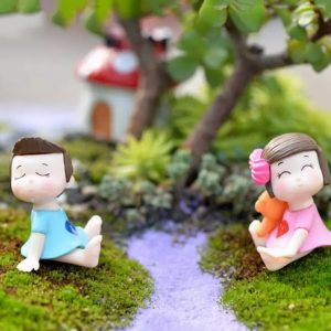 Sitting Girl Boy Couple