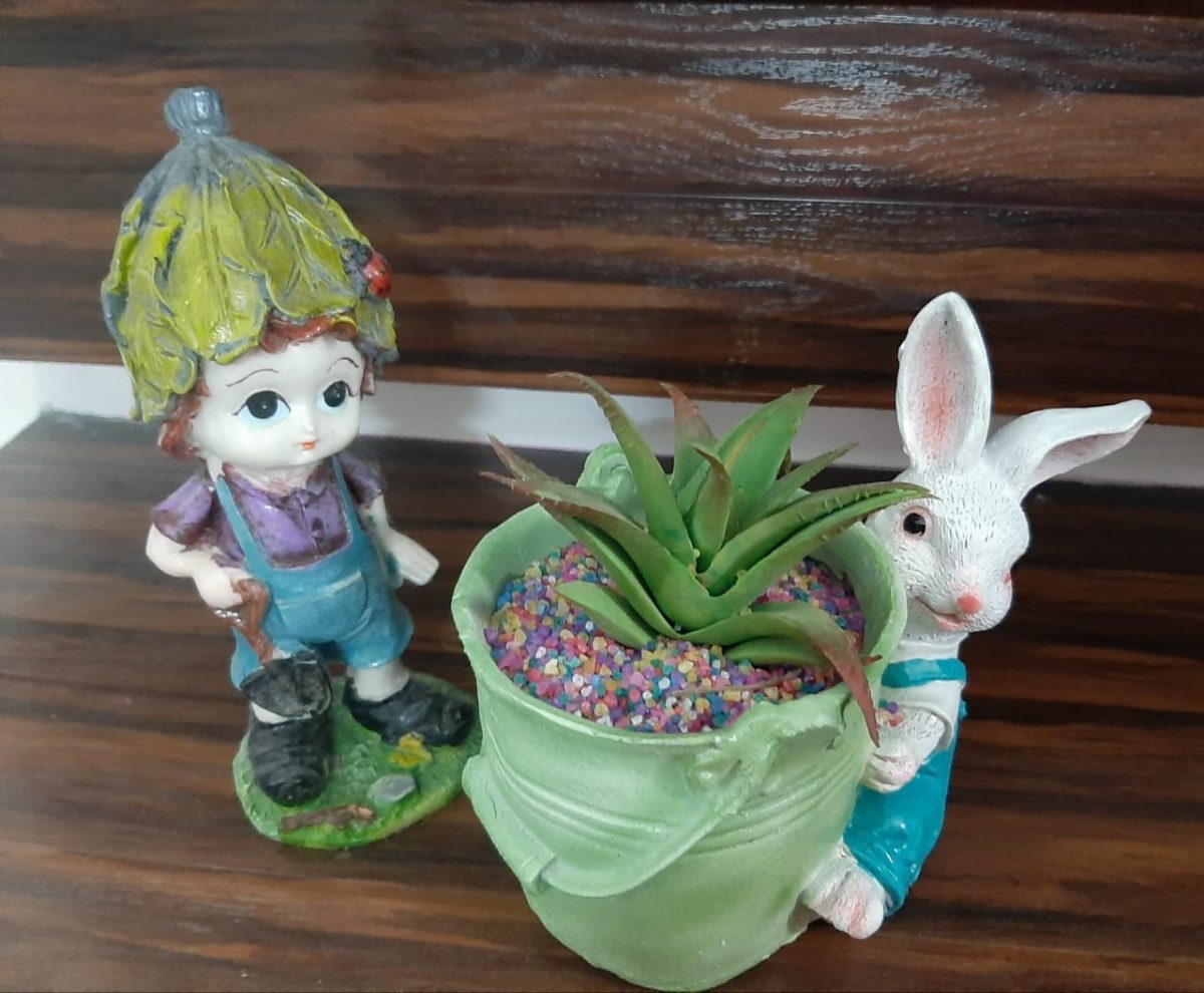 Bunny Holding Basket