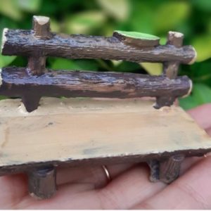 Wooden Bench Miniature