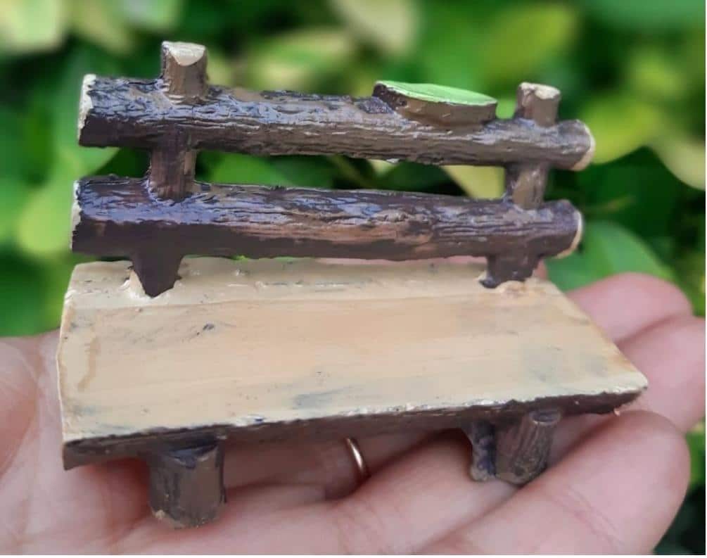 Wooden Bench Miniature