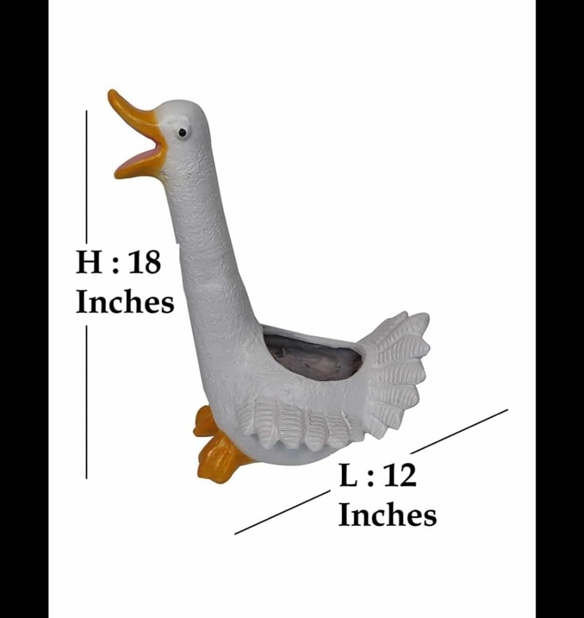 Duck Planter with Open Mouth